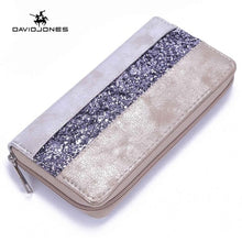 Load image into Gallery viewer, Women patchwork Wallet pu clutch Long