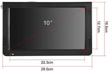 Load image into Gallery viewer, 10 inch Portable TV, ATSC Digital Television 16:9 TFT LED 1080P HDMI Video Player with USB/TF Card Slot Built-in Rechargeable Battery for Home Car Outdoor Travel: Electronics
