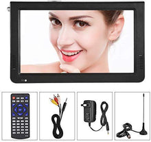 Load image into Gallery viewer, 10 inch Portable TV, ATSC Digital Television 16:9 TFT LED 1080P HDMI Video Player with USB/TF Card Slot Built-in Rechargeable Battery for Home Car Outdoor Travel: Electronics
