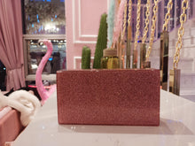 Load image into Gallery viewer, Pink Glitter Acrylic Box Clutch
